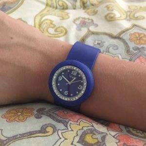 Royal blue watch